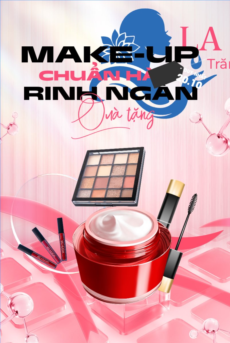 Mẫu Bài post MXH dọc 20/10, Ngày phụ nữ Việt Nam, Vietnamese Women's Day, phụ nữ, sự kiện, event, mỹ phẩm, làm đẹp, beauty, hiện đại, modern — LayerPic