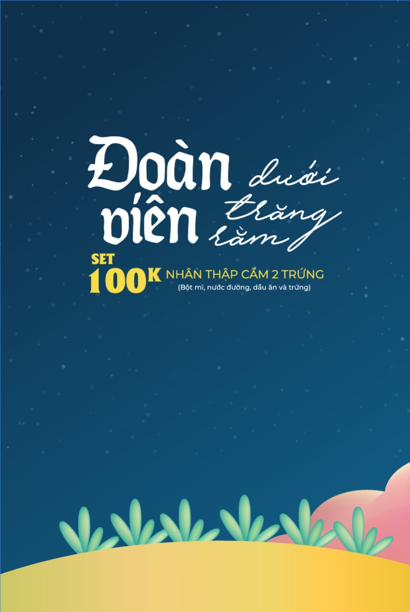 Mẫu Bài post MXH dọc Trung thu, Tết Đoàn Viên, mid-autumn festival, sự kiện, event, lễ hội, festival, ẩm thực, food, bánh trung thu, cute, dễ thương — LayerPic
