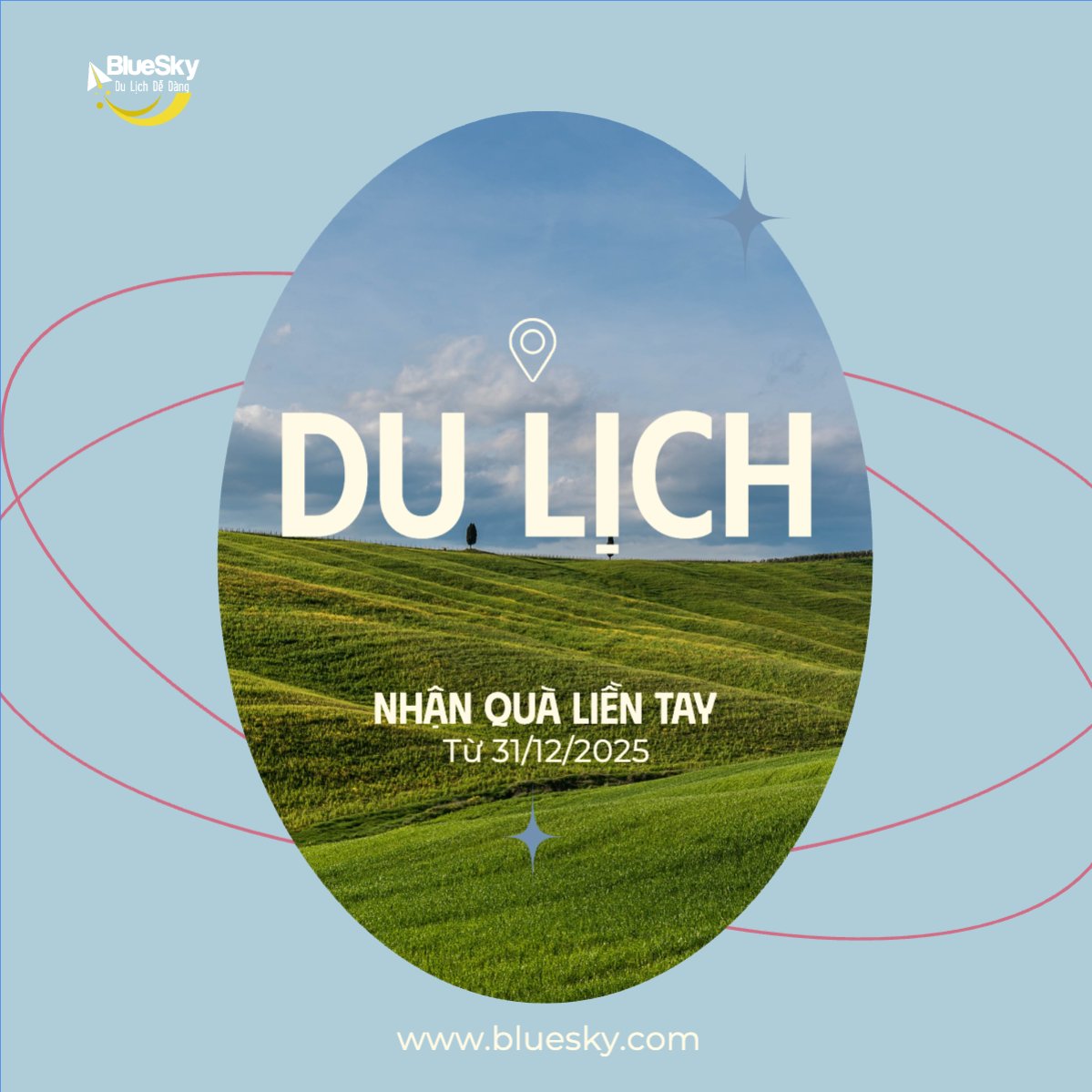 Mẫu Bài post MXH vuông Du lịch, travel, tourism, trải nghiệm, khám phá — LayerPic