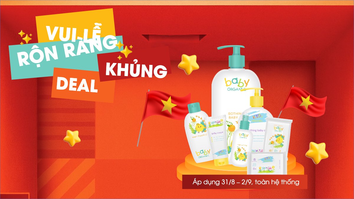 Mẫu Bài post MXH (16:9) 2/9, Quốc Khánh, lễ hội, Việt Nam, sự kiện, event, chương trình, sale, hiện đại, sang trọng, modern — LayerPic