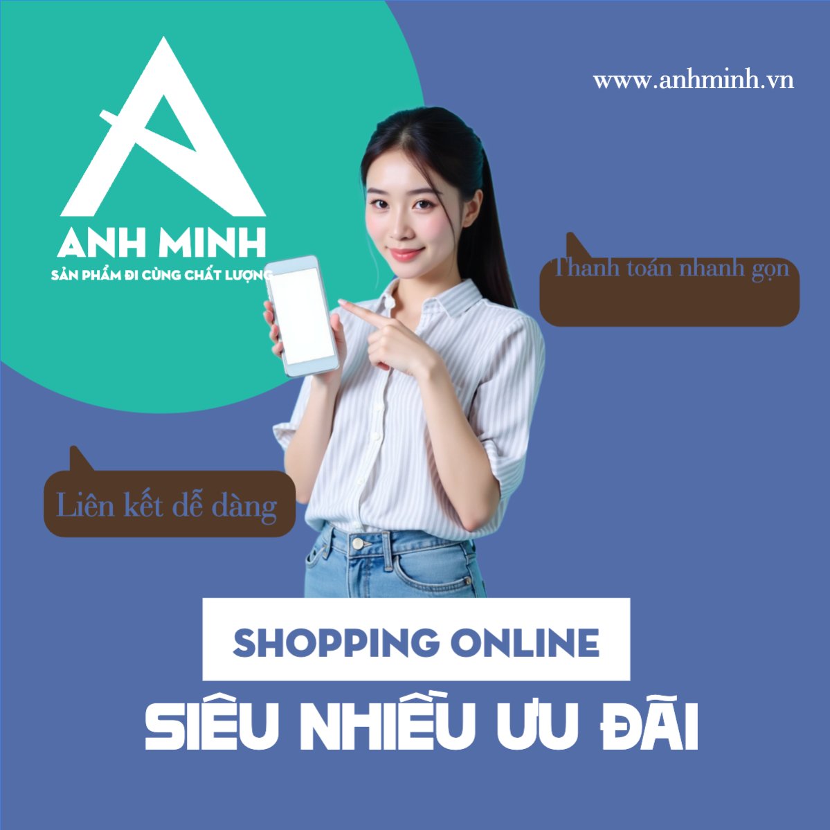 Mẫu Bài post MXH vuông Buy online, mua hàng trực tuyến, thương mại điện tử, commercial electronics, social media marketing, online — LayerPic
