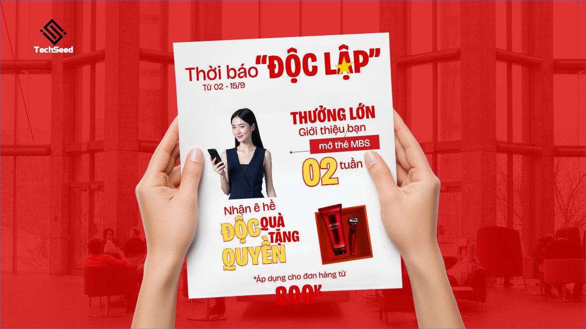 Mẫu Bài post MXH (16:9) 2/9, Quốc Khánh, lễ hội, Việt Nam, làm đẹp, spa, beauty, thẩm mỹ, skincare, hiện đại, modern — LayerPic