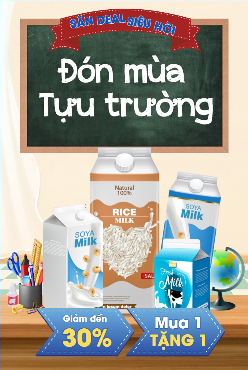 Mẫu Bài post MXH dọc Tựu trường, đến trường, nhập học, giáo dục, education, school, trường học, hiện đại, modern — LayerPic