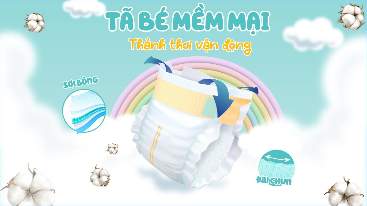 Tả bé mềm mại