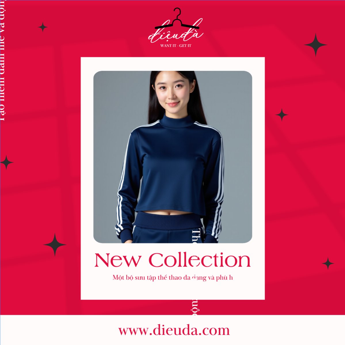 Mẫu Bài post MXH vuông Sportswear, quần áo thể thao, fashion, thời trang, quần áo, trang phục, clothes, outfit — LayerPic