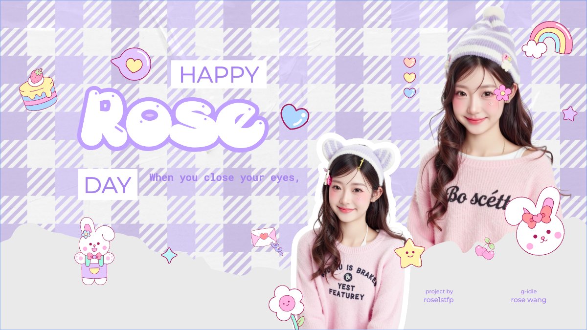 Mẫu Bài post MXH (16:9) Kpop, idol, thần tượng, sinh nhật, birthday, âm nhạc, music, sự kiện, event, giải trí — LayerPic