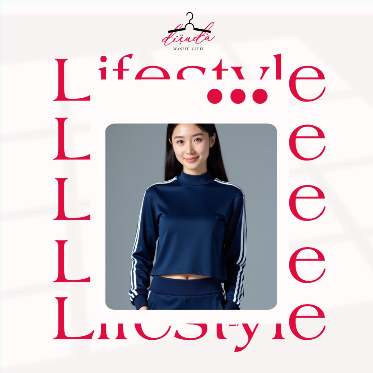 Mẫu Bài post MXH vuông Sportswear, quần áo thể thao, fashion, thời trang, quần áo, trang phục, clothes, outfit — LayerPic