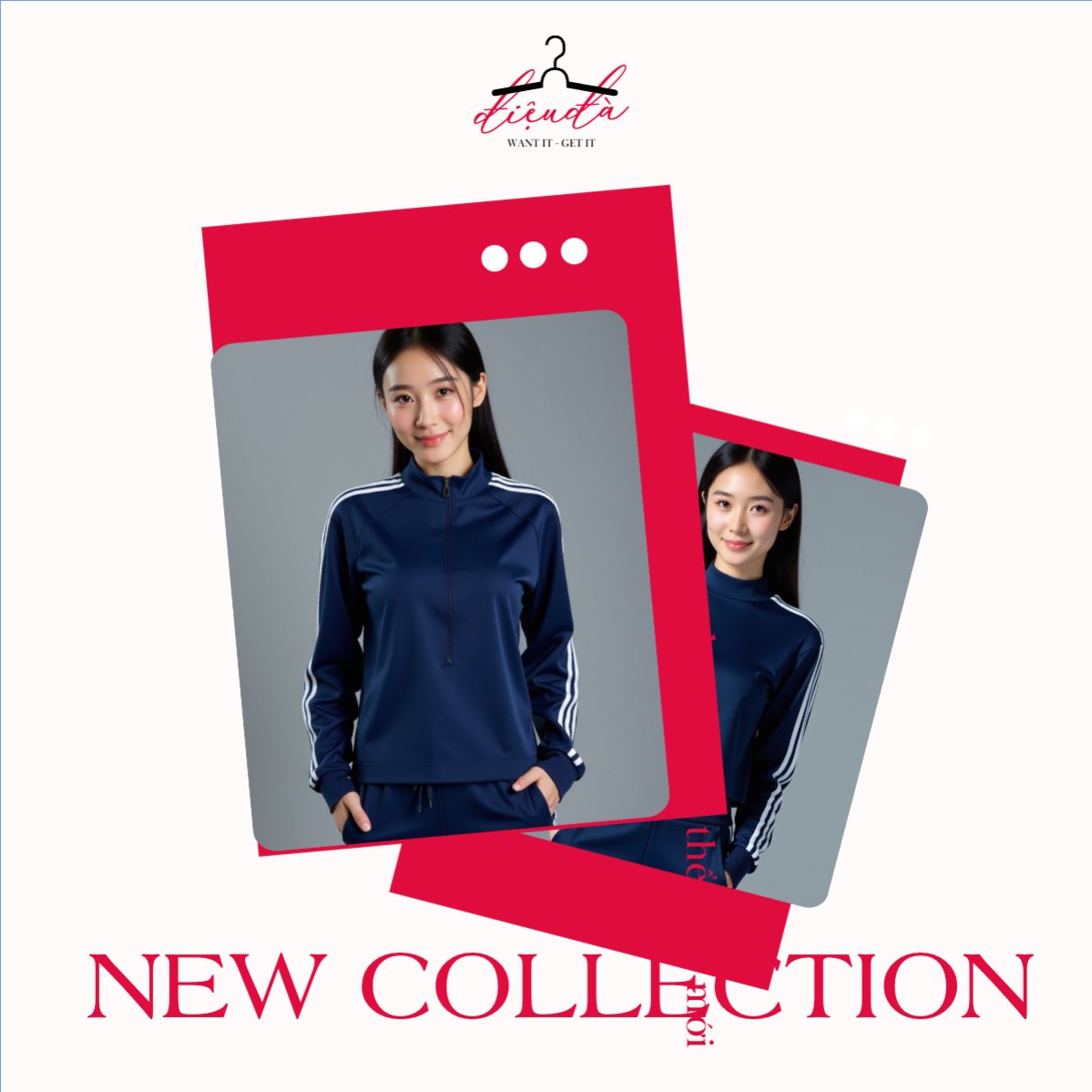 Mẫu Bài post MXH vuông Sportswear, quần áo thể thao, fashion, thời trang, quần áo, trang phục, clothes, outfit — LayerPic