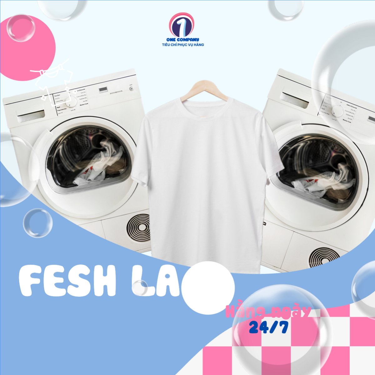 Mẫu Bài post MXH vuông Công nghệ, technology, điện tử, electronic, máy giặt, washing machine — LayerPic