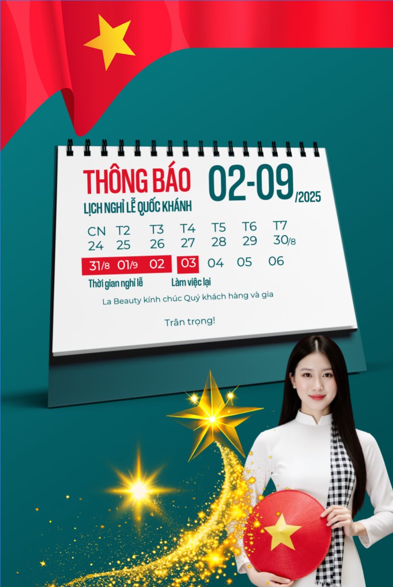 Mẫu Bài post MXH dọc 2/9, Quốc Khánh, lễ hội, thông báo, lịch nghỉ, Việt Nam, sự kiện, event, hiện đại, modern — LayerPic