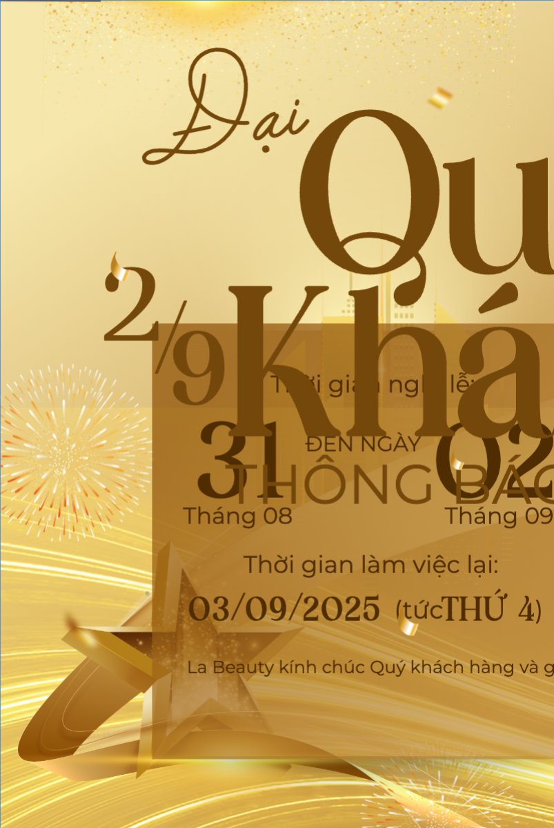 Mẫu Bài post MXH dọc 2/9, Quốc Khánh, lễ hội, thông báo, lịch nghỉ, Việt Nam, sự kiện, event, hiện đại, modern — LayerPic