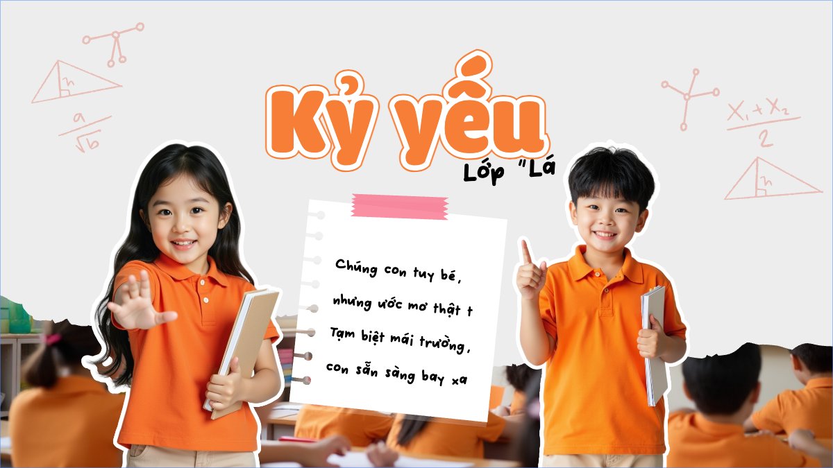Mẫu Bài post MXH (16:9) Kỷ yếu, tốt nghiệp, học sinh, giáo dục, education, school, trường học, — LayerPic