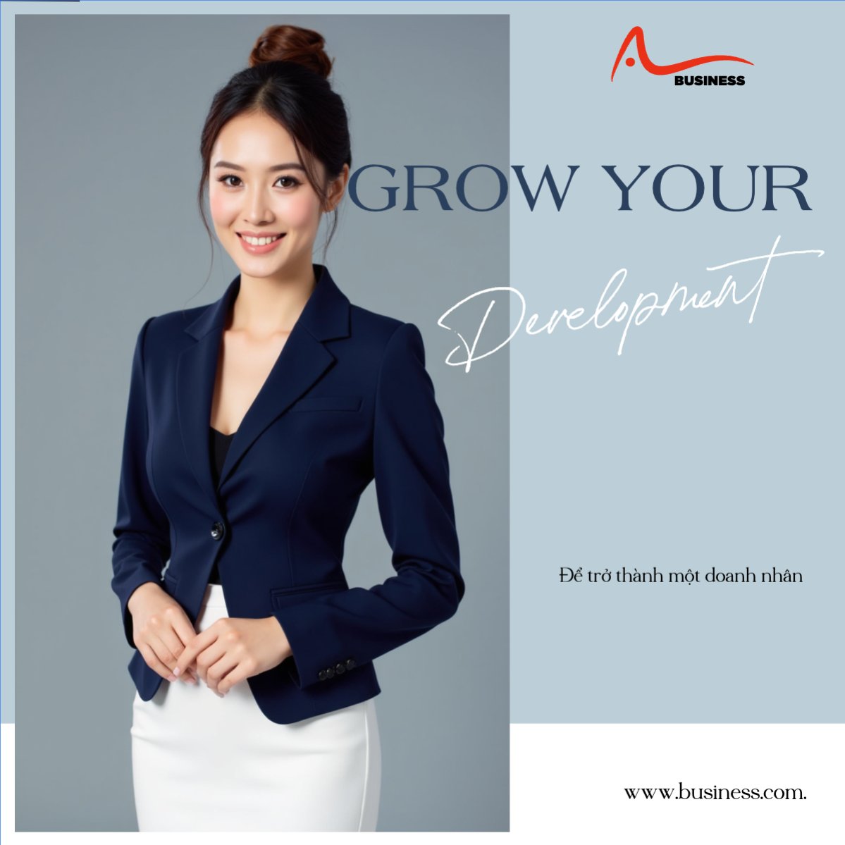 Mẫu Bài post MXH vuông Doanh nhân, Văn phòng, office — LayerPic