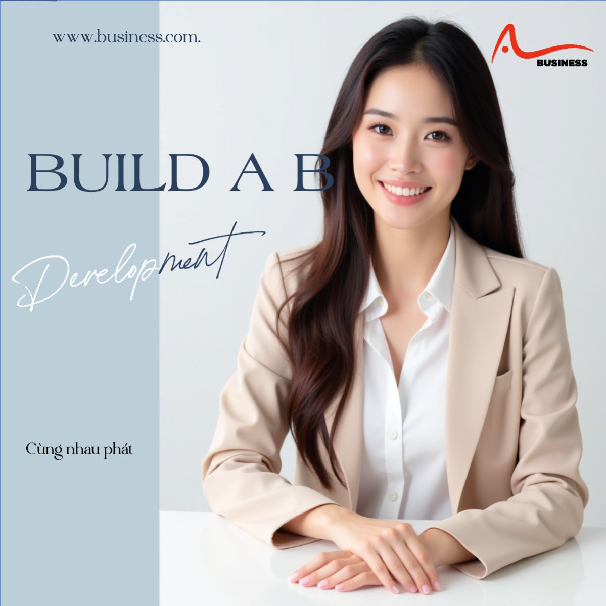 Mẫu Bài post MXH vuông Doanh nhân, Văn phòng, office — LayerPic