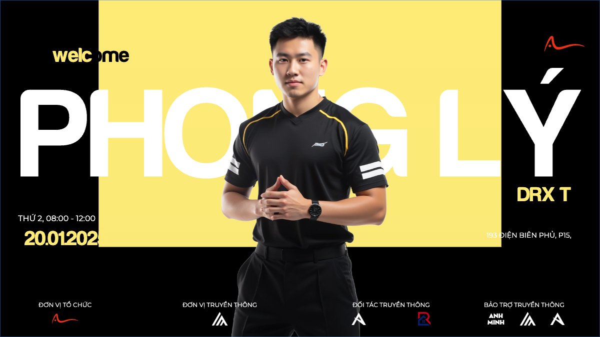 Mẫu Bài post MXH (16:9) Game, thể thao, sport, welcome, giải trí, entertainment, sự kiện, event — LayerPic