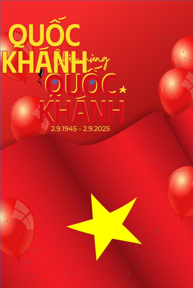 Mẫu Bài post MXH dọc 2/9, Quốc Khánh, lễ hội, thông báo, lịch nghỉ, Việt Nam, sự kiện, event, hiện đại, morden — LayerPic