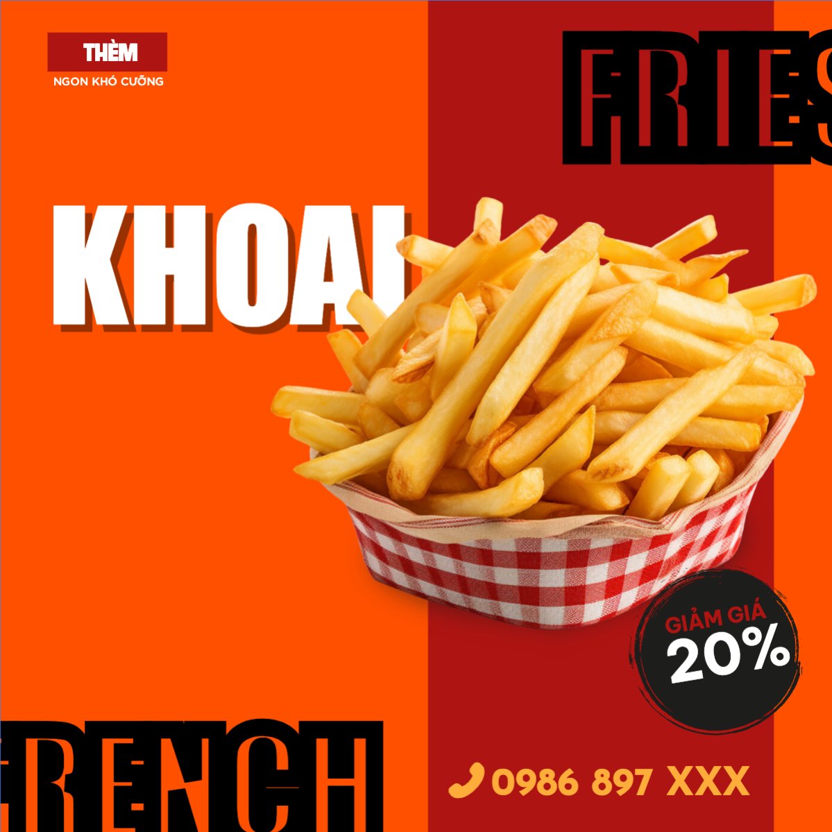 Mẫu Bài post MXH vuông Đồ ăn, food, thực phẩm, ẩm thực, món ăn, F&B, nhà hàng, thức ăn — LayerPic