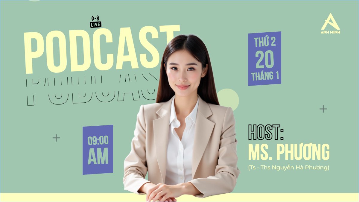 Podcast, giáo dục, education, school, trường học, thương mại điện tử, commercial, doanh nhân, văn phòng