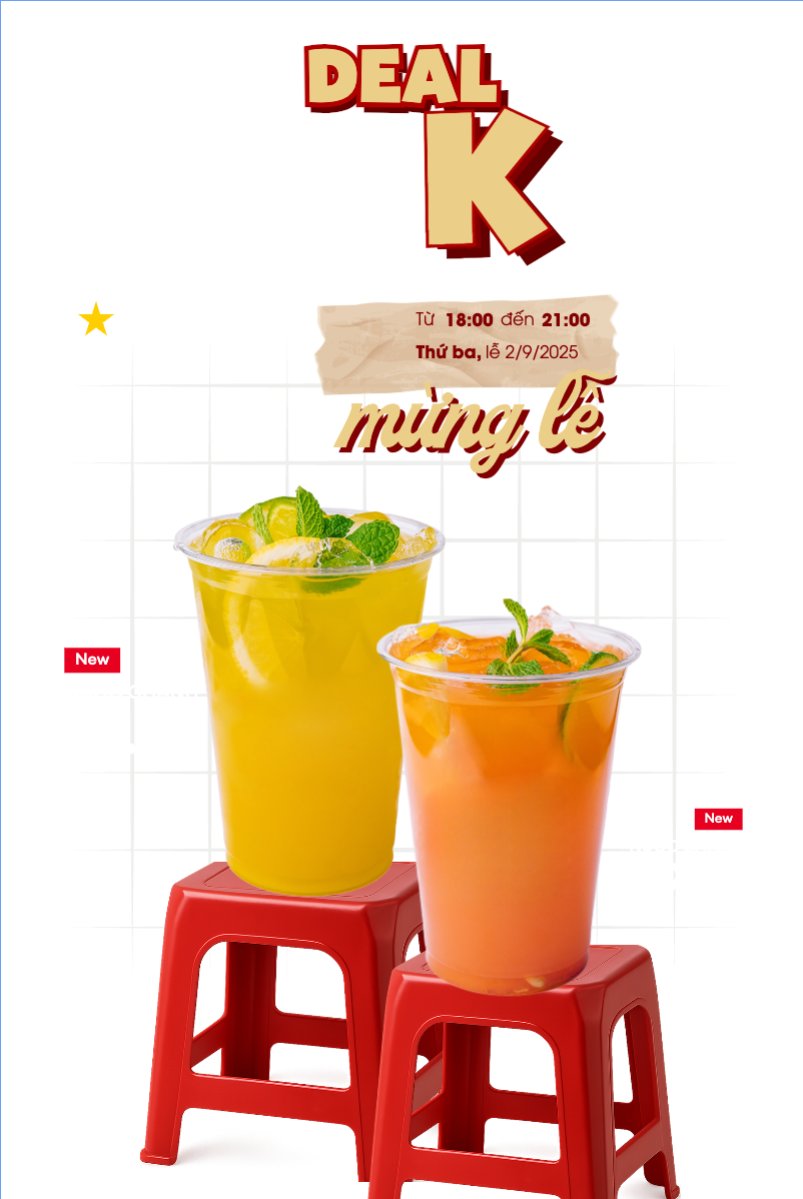 Mẫu Bài post MXH dọc 2/9, Quốc Khánh, lễ hội, Việt Nam, nước uống, juice, giải khát, F&B, drink, cổ điển, vintage, retro, classic — LayerPic