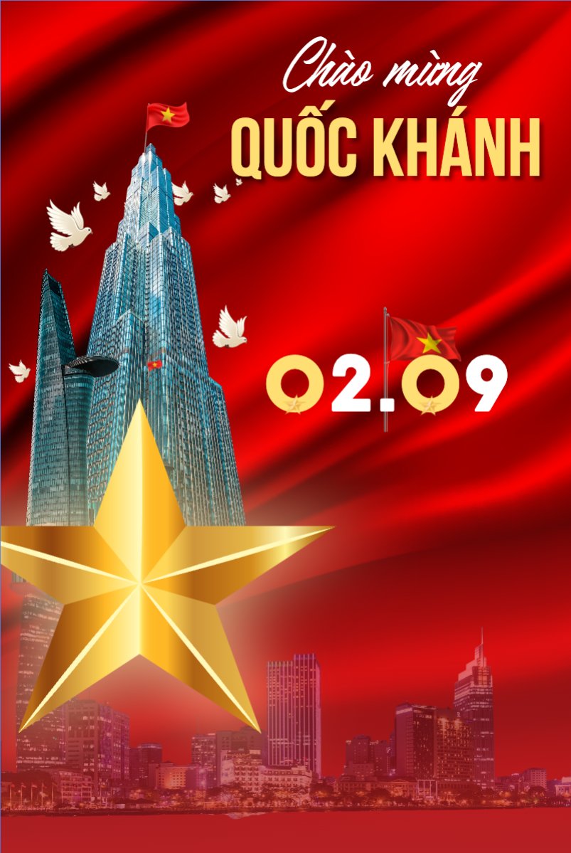 Mẫu Bài post MXH dọc 2/9, Quốc Khánh, lễ hội, Việt Nam, sự kiện, event, hiện đại, sang trọng, modern — LayerPic