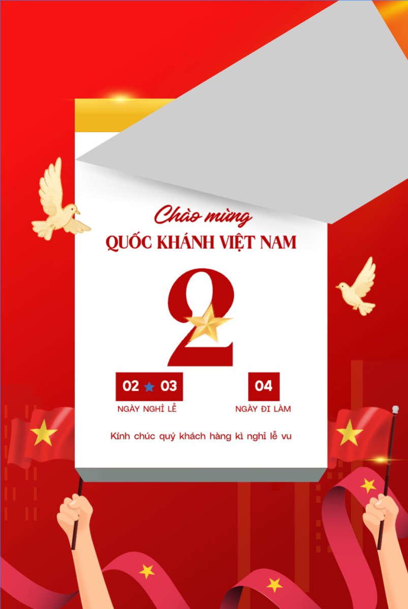 Mẫu Bài post MXH dọc 2/9, Quốc Khánh, lễ hội, Việt Nam, sự kiện, event, hiện đại, sang trọng, modern — LayerPic
