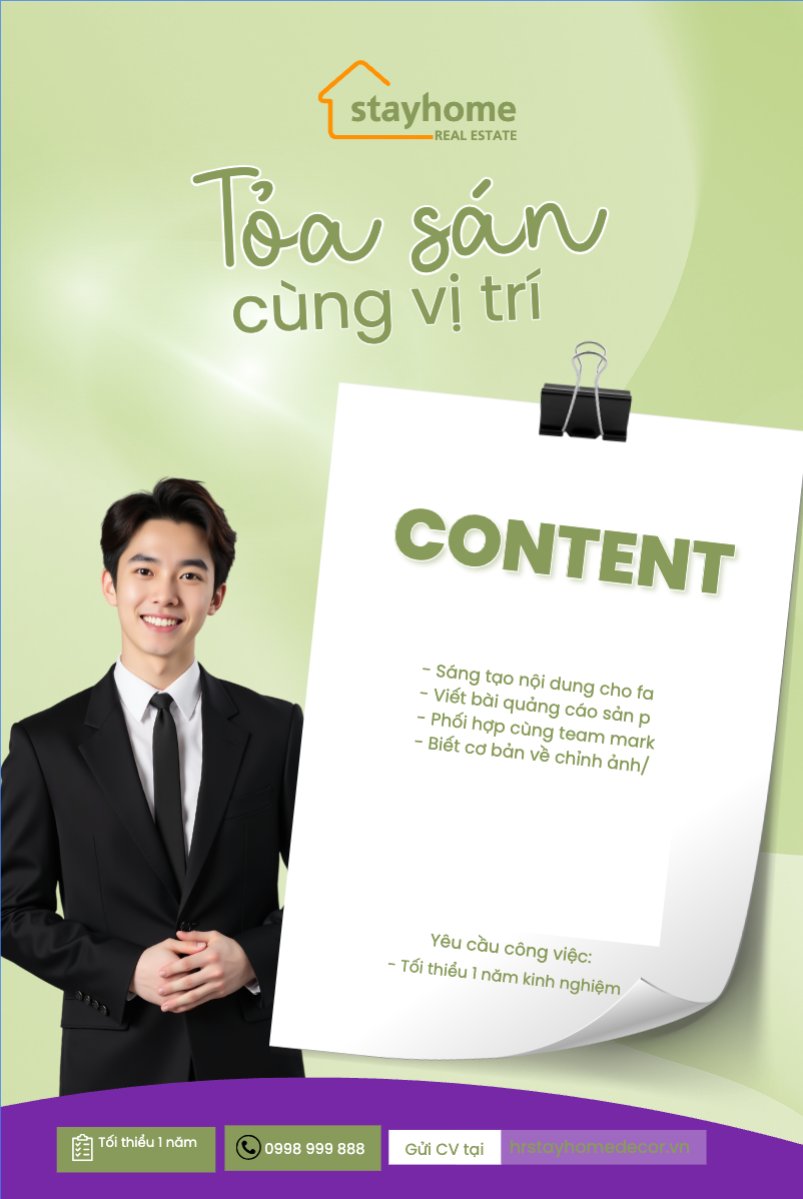 Mẫu Bài post MXH dọc Content creator, sáng tạo nội dung, xây dựng, build, nội thất, bất động sản, interior, real estate, hiện đại, modern — LayerPic