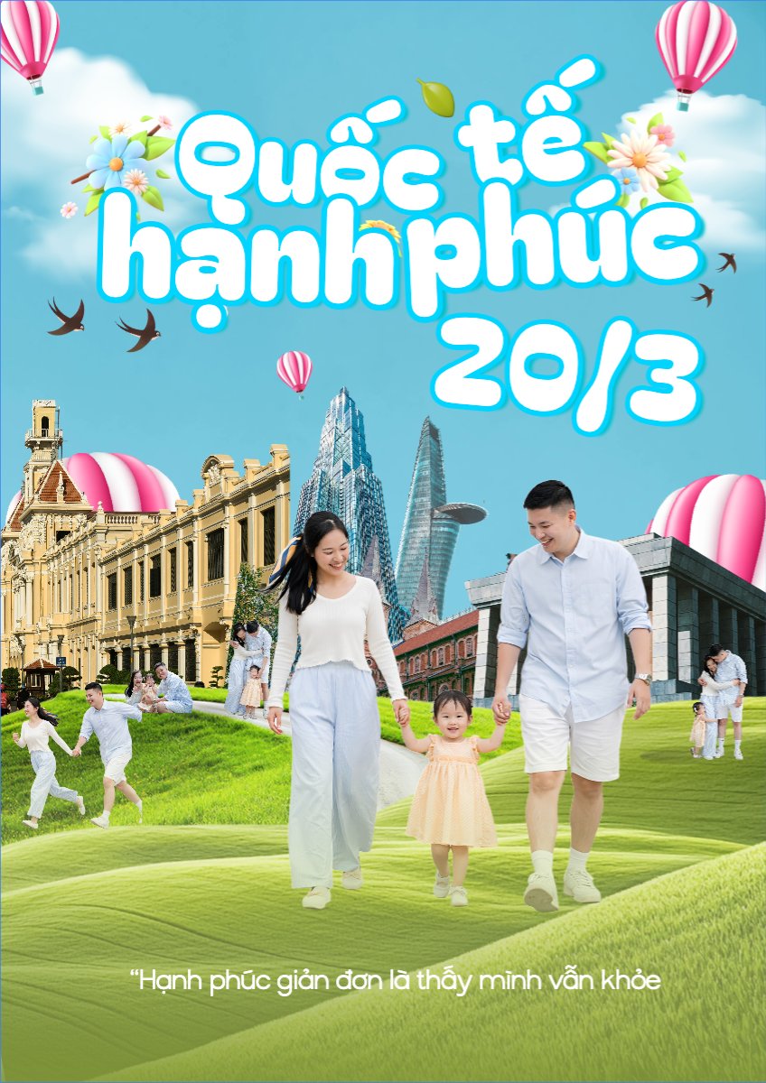 Mẫu Poster chuẩn Ngày quốc tế hạnh phúc — LayerPic