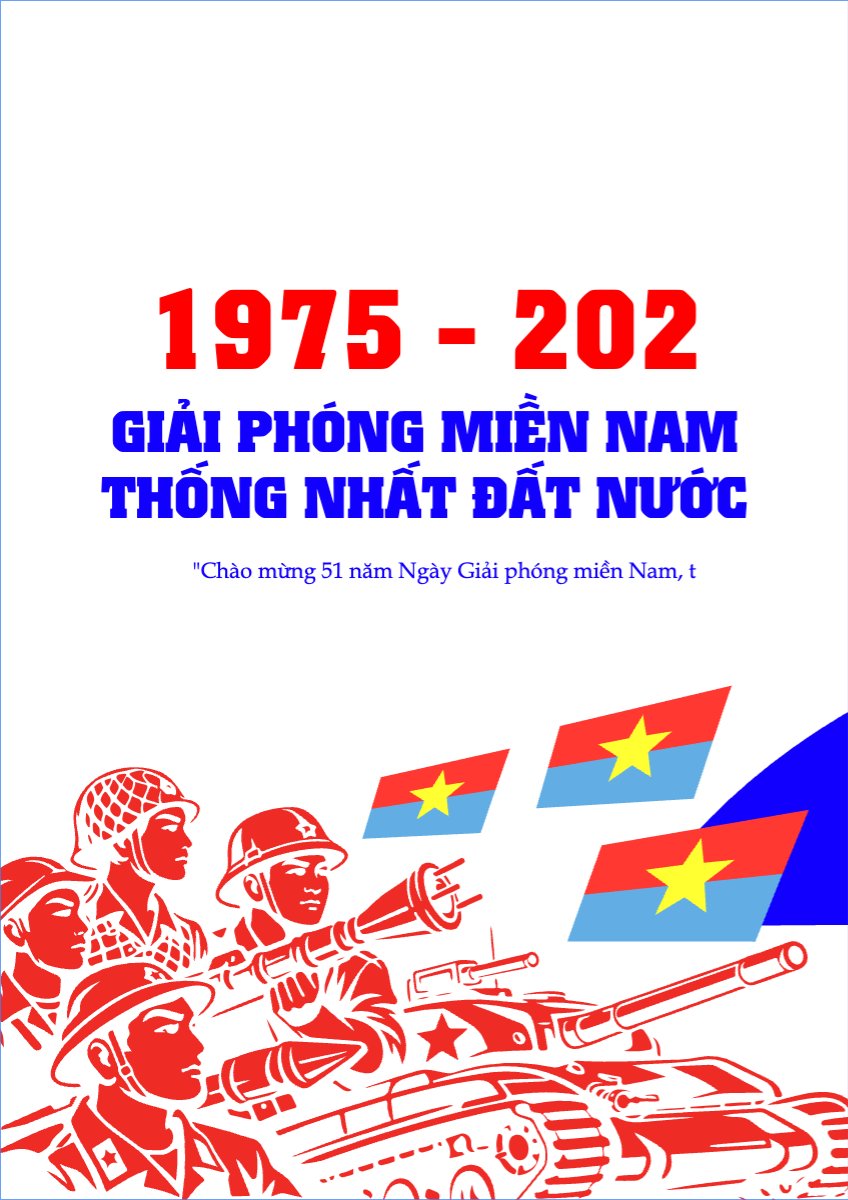 Mừng lễ 30/4 Giải Phóng Miền Nam, thống nhất đất nước