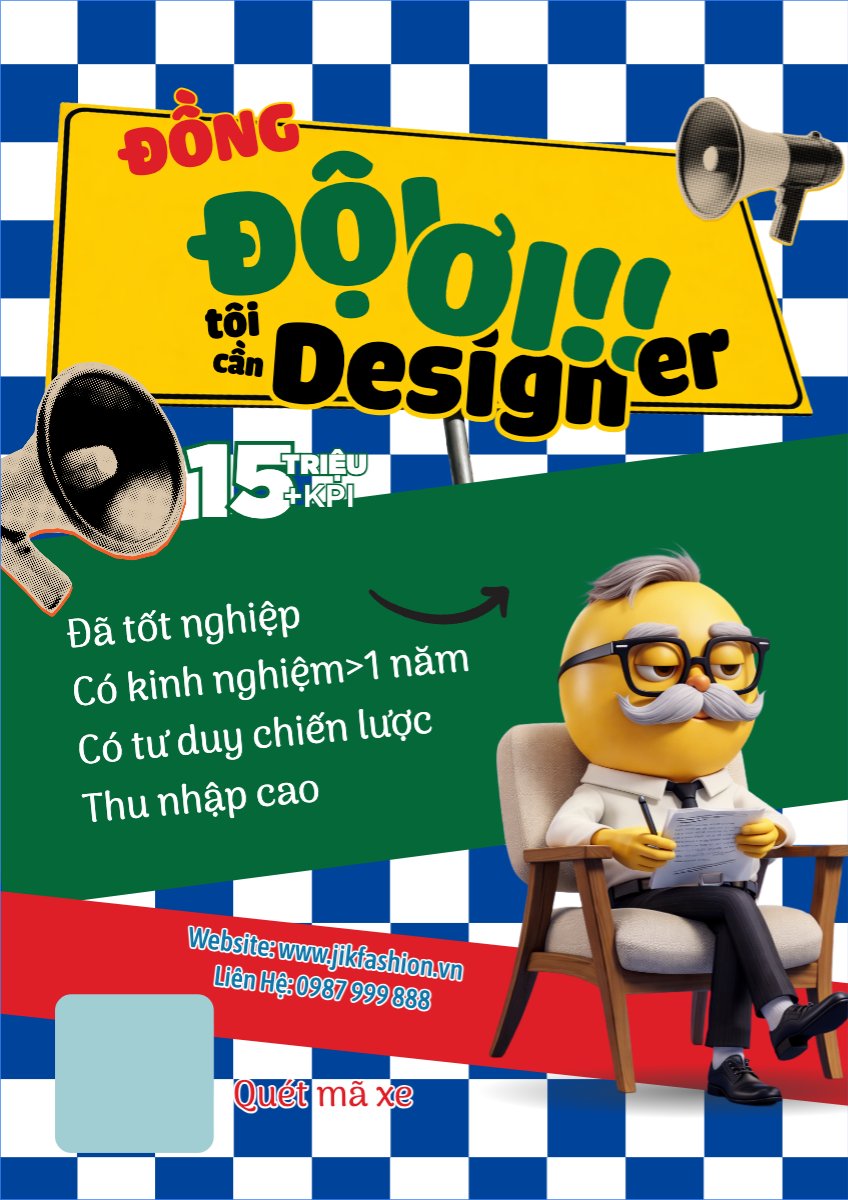 Mẫu Poster chuẩn Tuyển dụng desinger — LayerPic