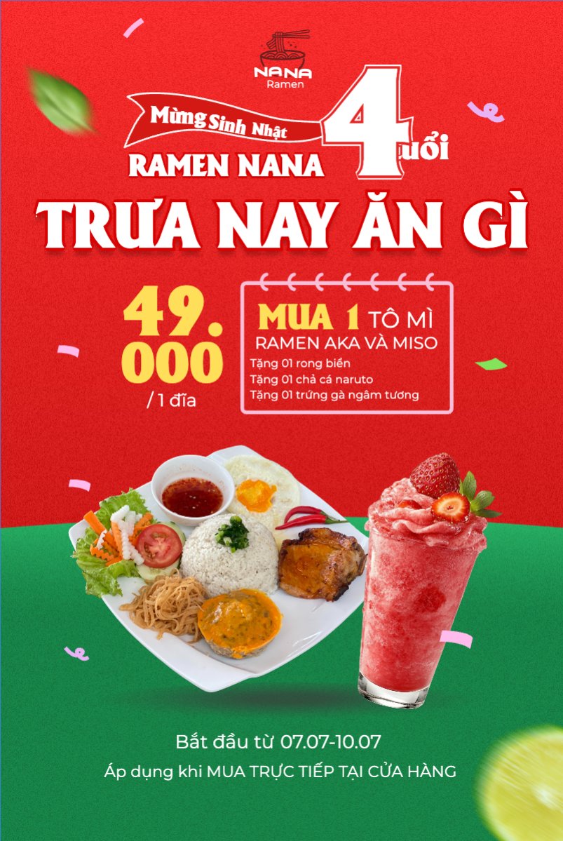 Mẫu Bài post MXH dọc Cơm, cơm tấm, trà dâu, nước uống, đồ ăn, food, thực phẩm, ẩm thực, món ăn, F&B, nhà hàng, thức ăn, dễ thương, hiện đại — LayerPic