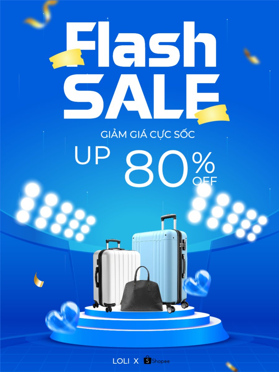 Mẫu Banner dọc Sale, giảm giá, mua sắm, sự kiện, event, làm đẹp, beauty, thời trang — LayerPic
