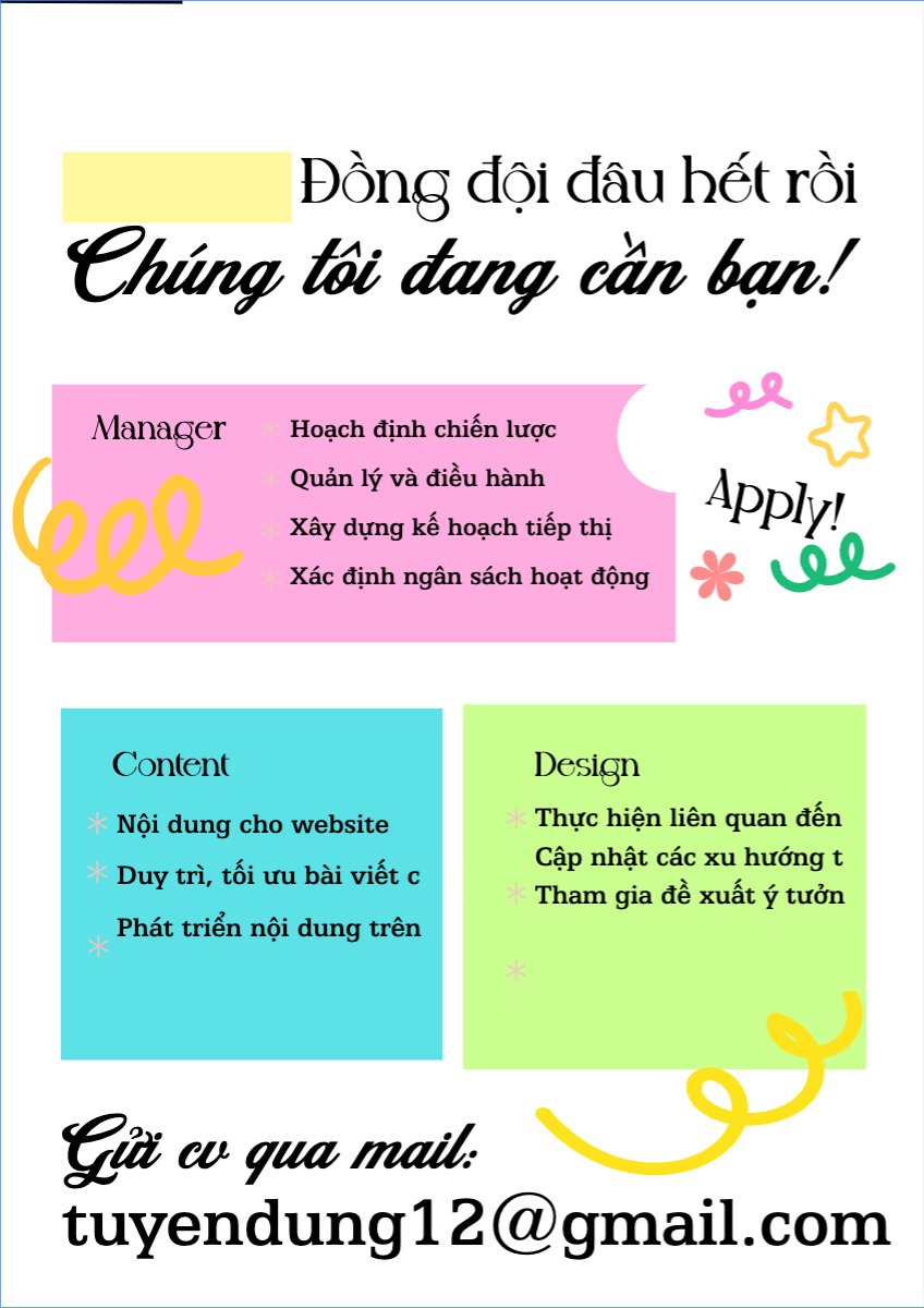 Mẫu Poster chuẩn Tuyển dụng nhân tài — LayerPic