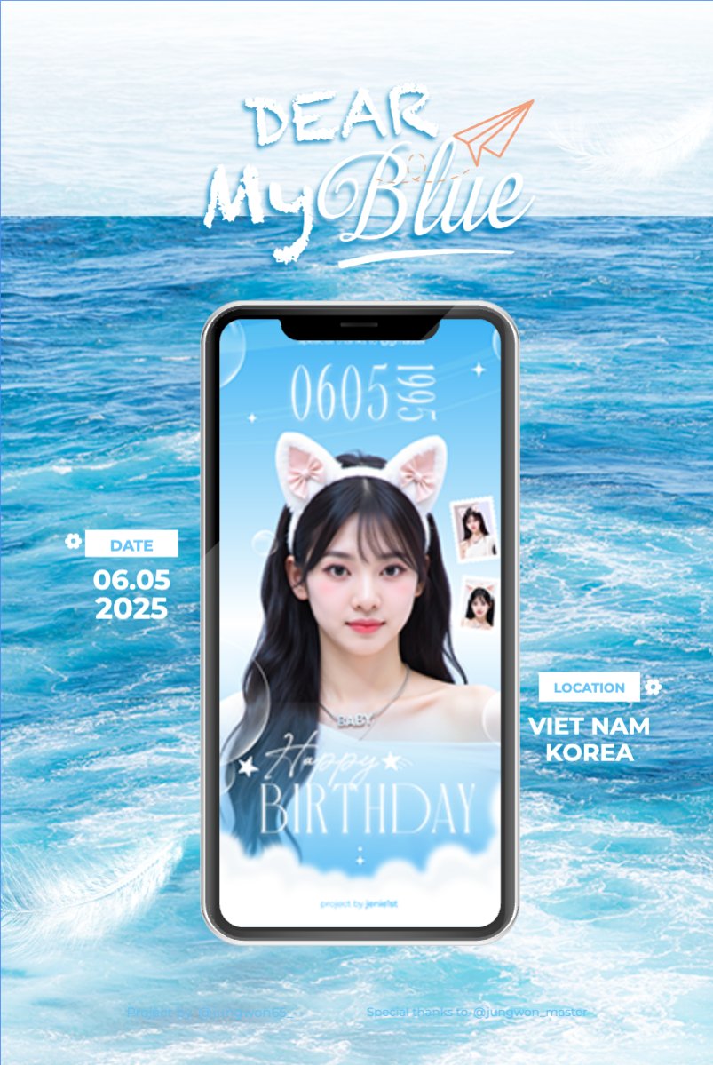 Mẫu Bài post MXH dọc Kpop, idol, thần tượng, sinh nhật, birthday, âm nhạc, music, sự kiện, event, giải trí — LayerPic