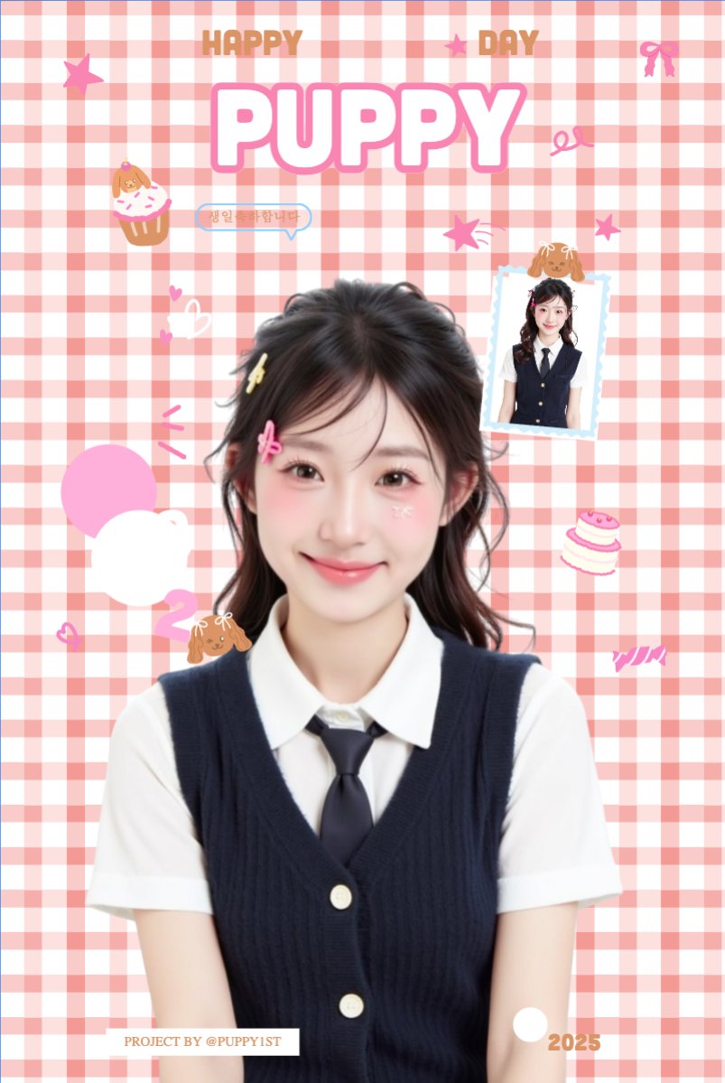 Mẫu Bài post MXH dọc Kpop, idol, thần tượng, sinh nhật, birthday, âm nhạc, music, sự kiện, event, giải trí — LayerPic