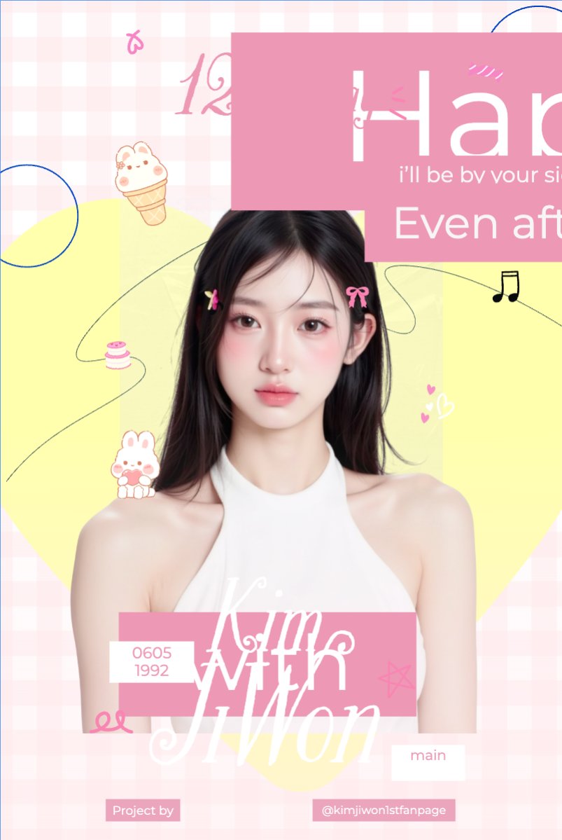 Mẫu Bài post MXH dọc Kpop, idol, thần tượng, sinh nhật, birthday, âm nhạc, music, sự kiện, event, giải trí — LayerPic
