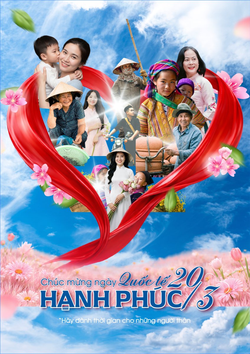Mẫu Poster chuẩn Ngày quốc tế hạnh phúc — LayerPic