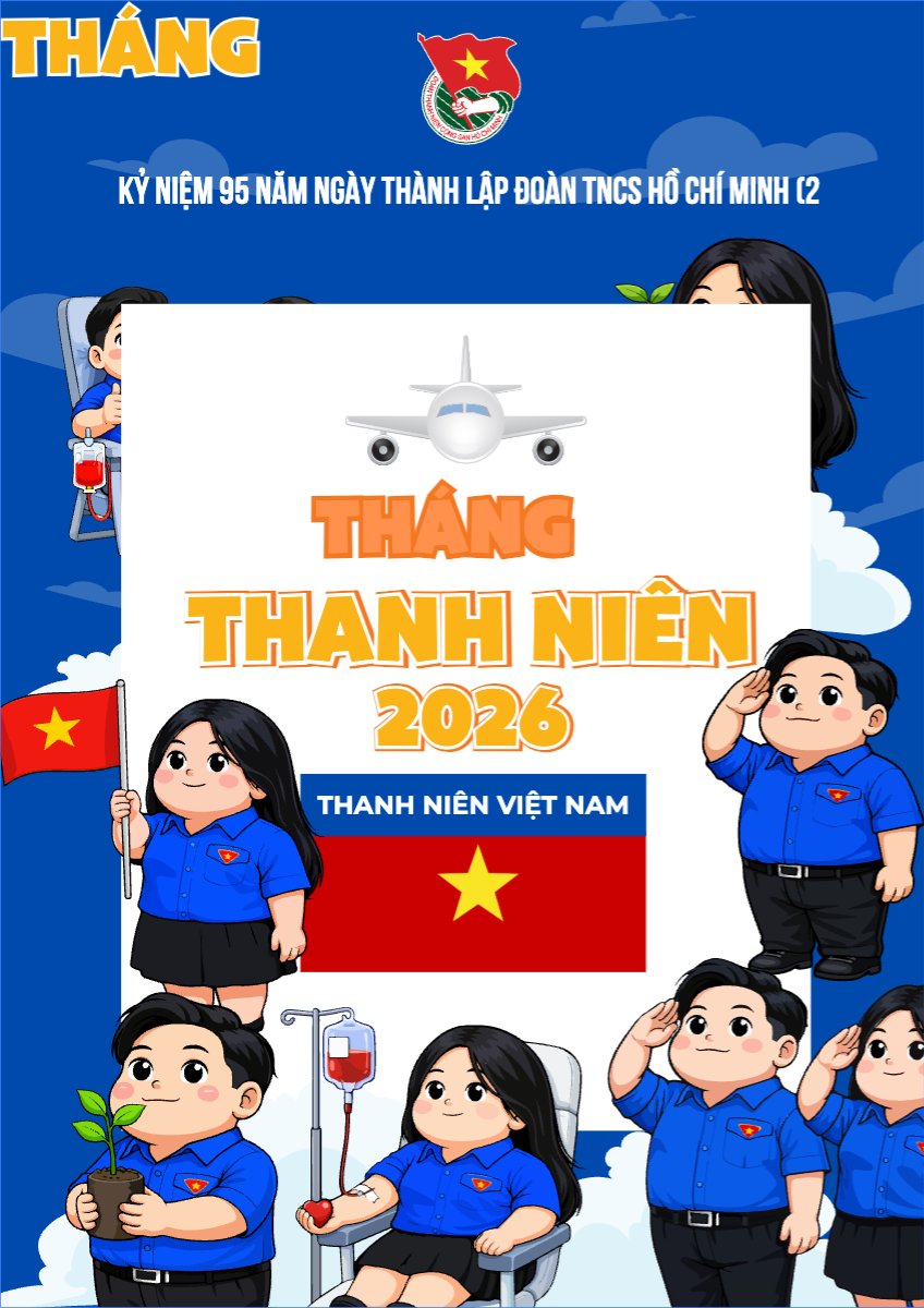 Mẫu Poster chuẩn Ngày thành lập Đoàn TNCS Hồ Chí Minh 26/3 — LayerPic