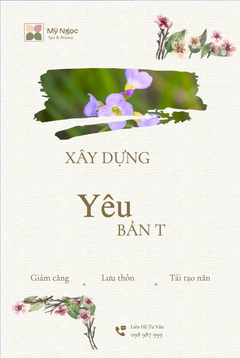 Mẫu Bài post MXH dọc Tiệm tóc, tiệm cắt tóc, salon, nail, spa, beauty, làm đẹp, thẩm mỹ — LayerPic