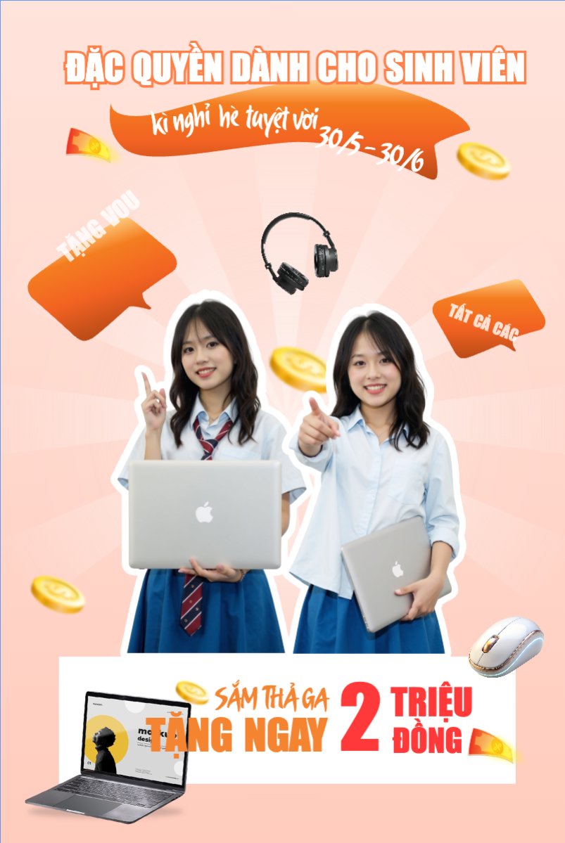 Mẫu Bài post MXH dọc Giáo dục, education, school, trường học,sinh viên, học sinh,đại học, student, university — LayerPic