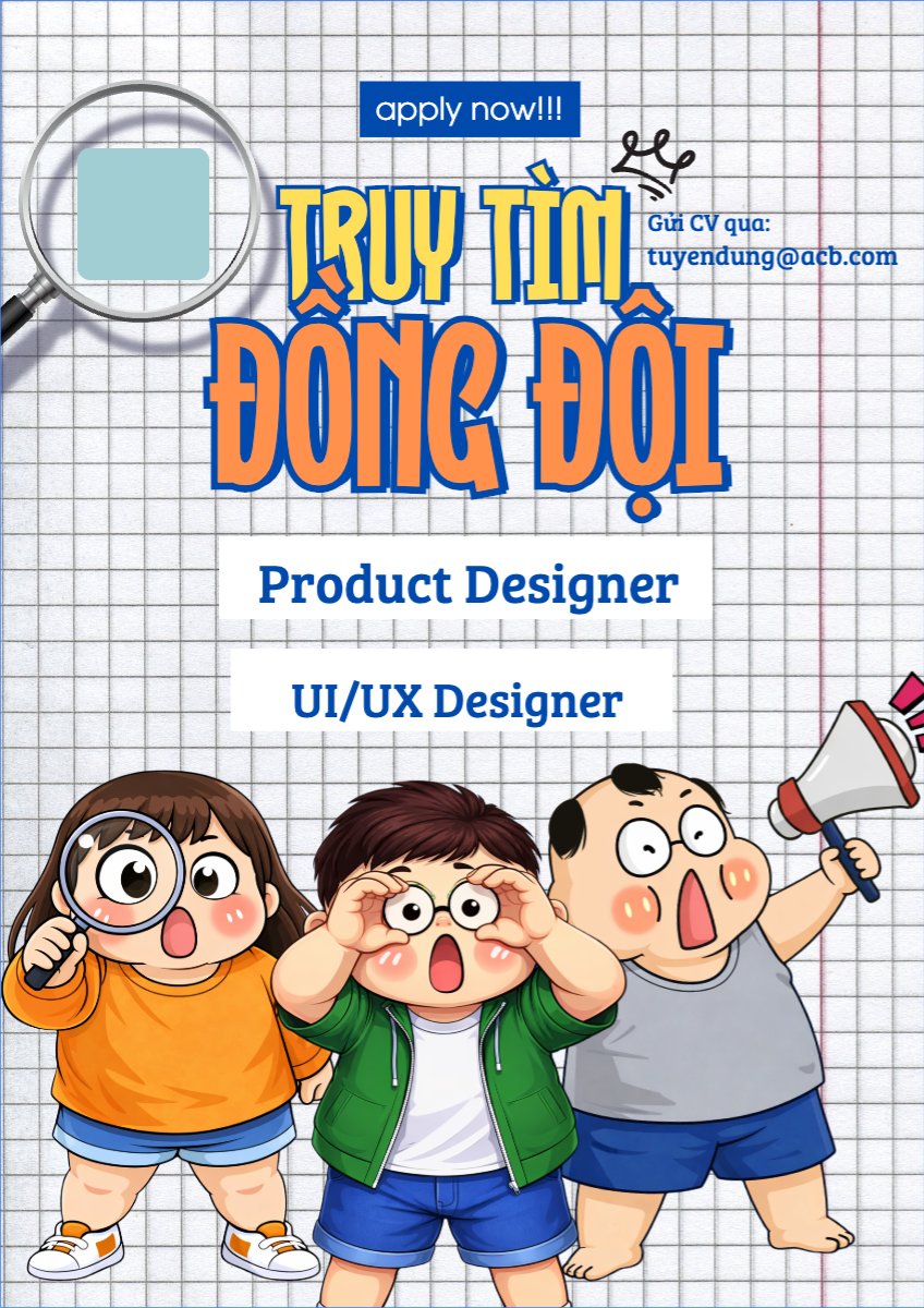 Mẫu Poster chuẩn Tuyển dụng designer — LayerPic