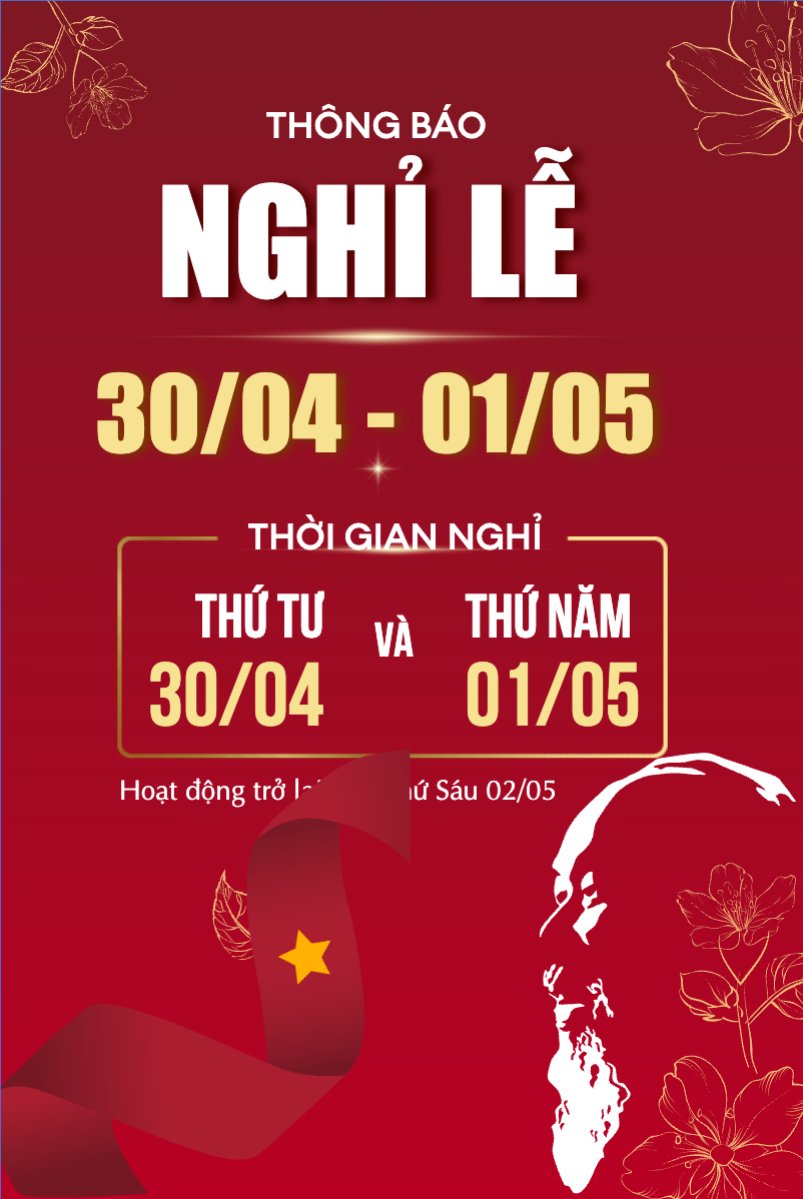 Mẫu Bài post MXH dọc 30/4-1/5, lễ, Việt Nam, truyền thống, Vietnamese, sự kiện, event — LayerPic