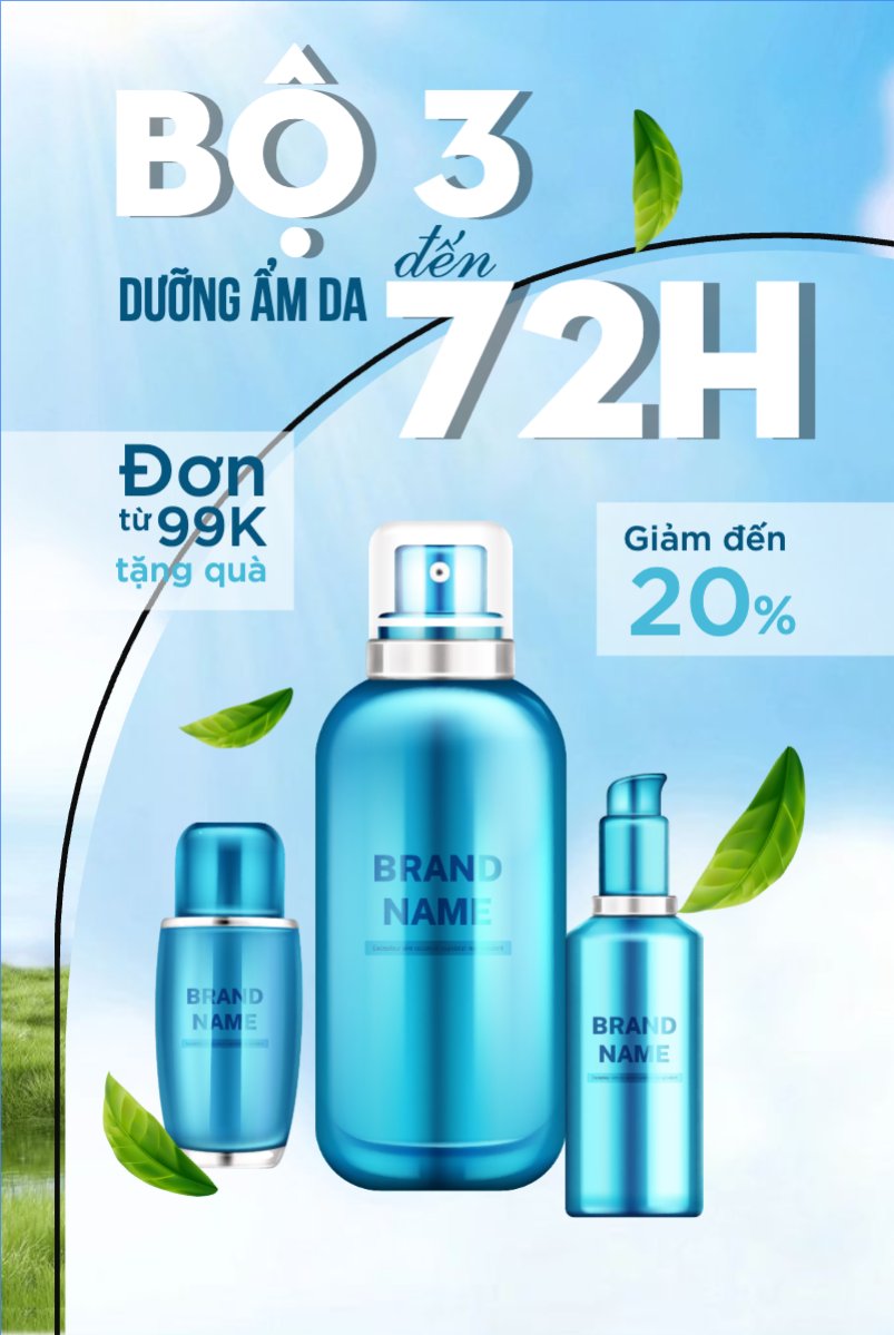 Mẫu Bài post MXH dọc Spa, beauty, làm đẹp, thẩm mỹ, comestic — LayerPic