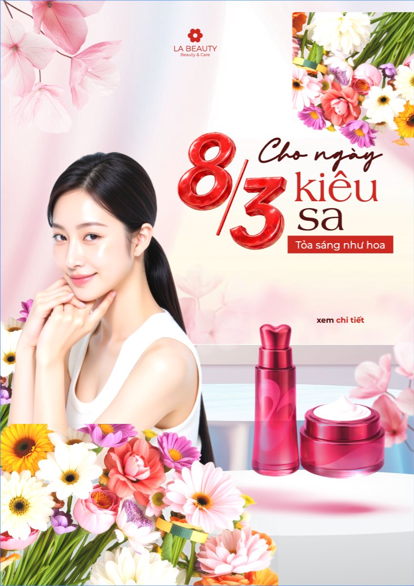 Mẫu Poster chuẩn 8/3 cho nàng kêu sa — LayerPic