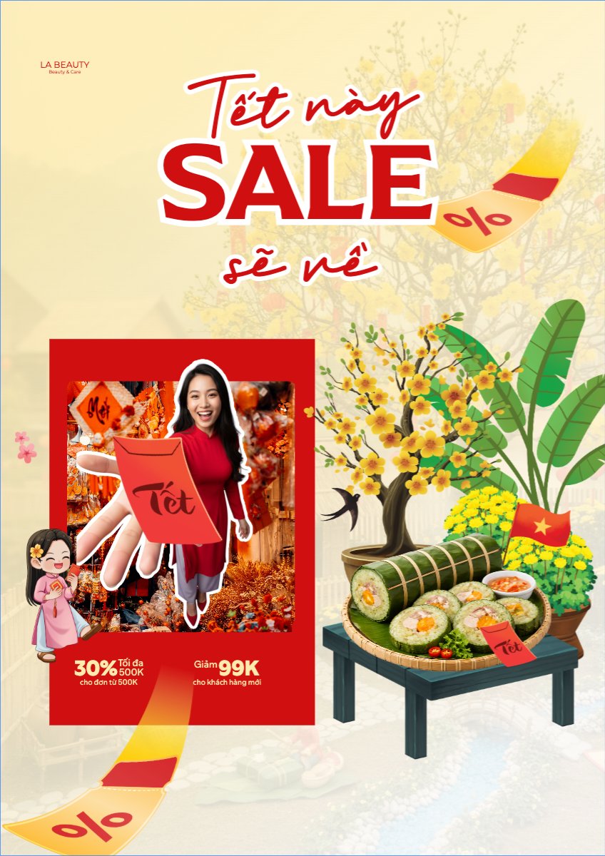 Mẫu Poster chuẩn Tết này sale sẽ về — LayerPic