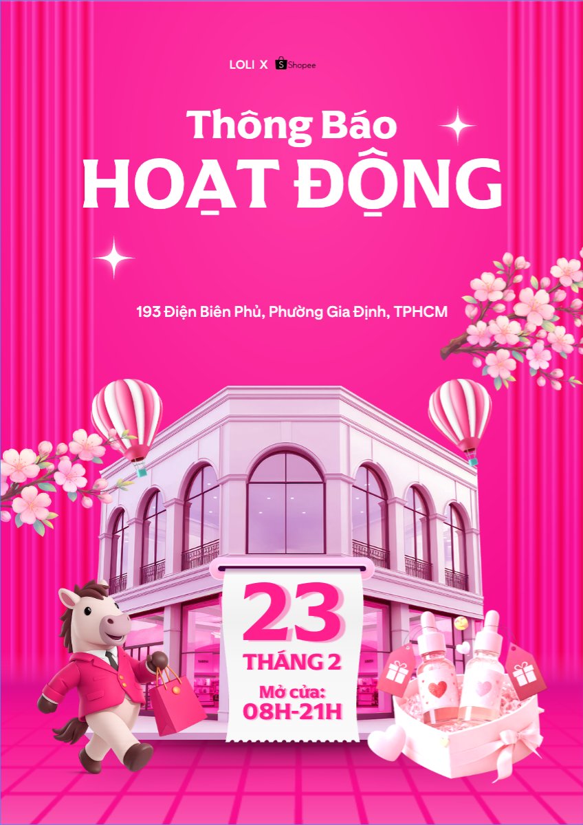 Mẫu Poster chuẩn Thông báo hoạt động trở lại — LayerPic