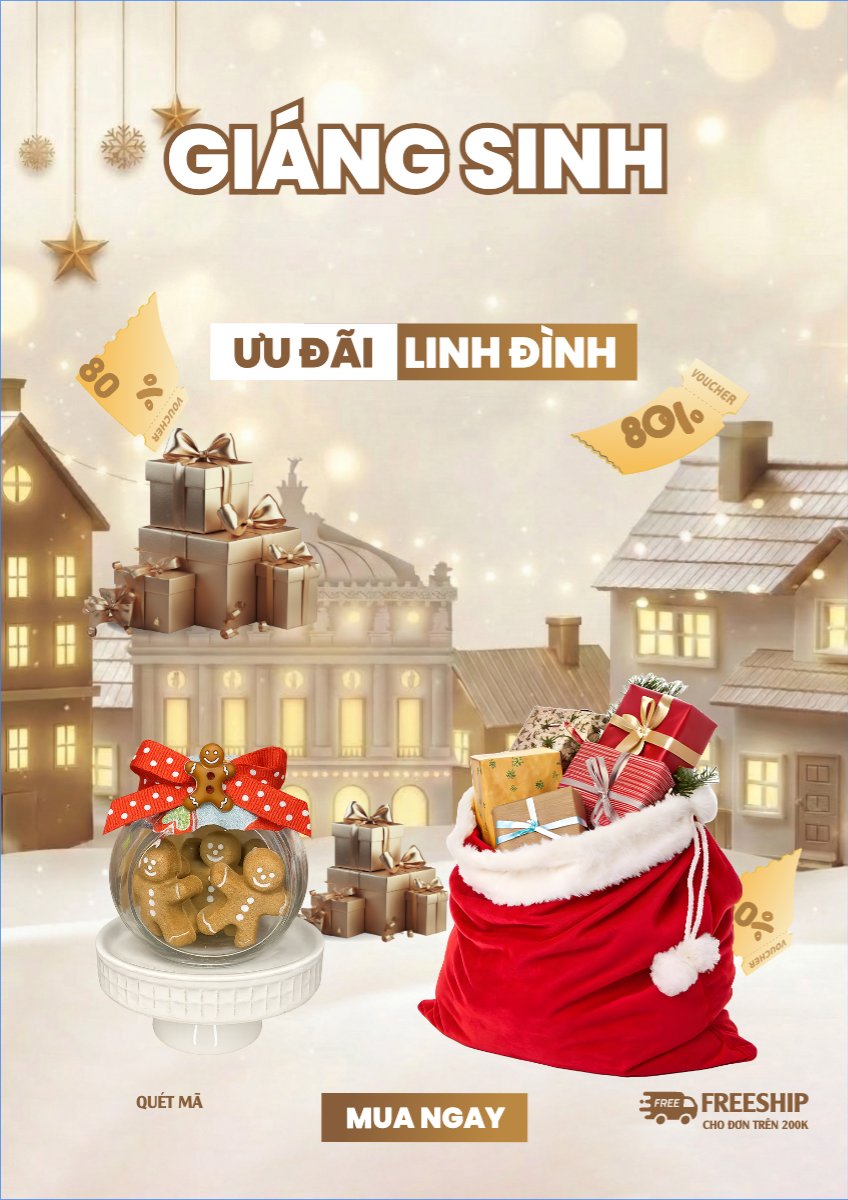 Mẫu Poster chuẩn Giáng sinh lung linh — LayerPic