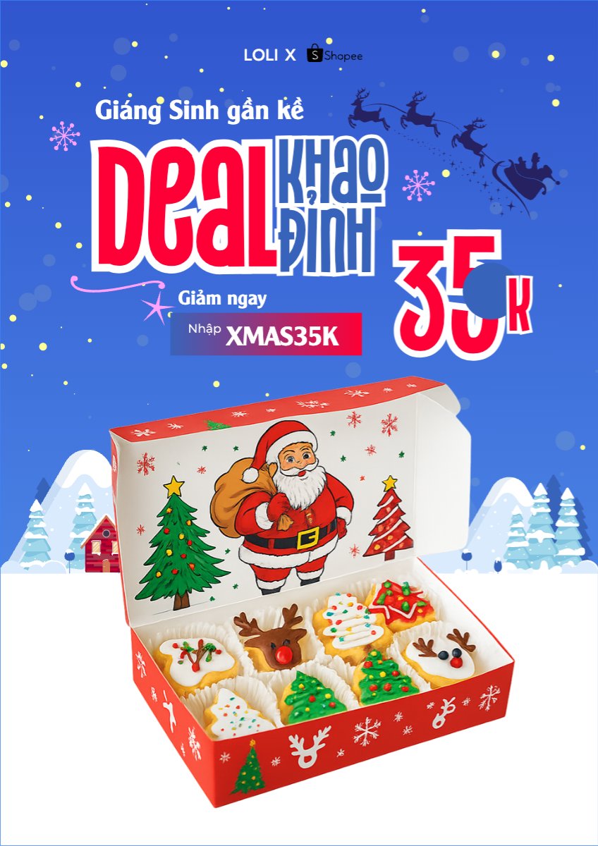 Mẫu Poster chuẩn Giáng sinh gần kề deal khao đỉnh — LayerPic