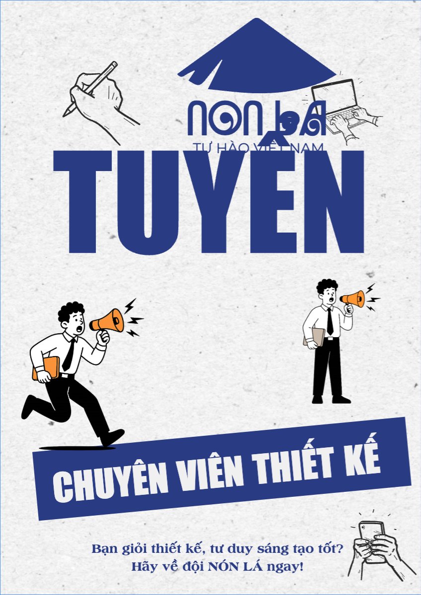 Mẫu Poster chuẩn Tuyển dụng chuyên viên thiết kế — LayerPic