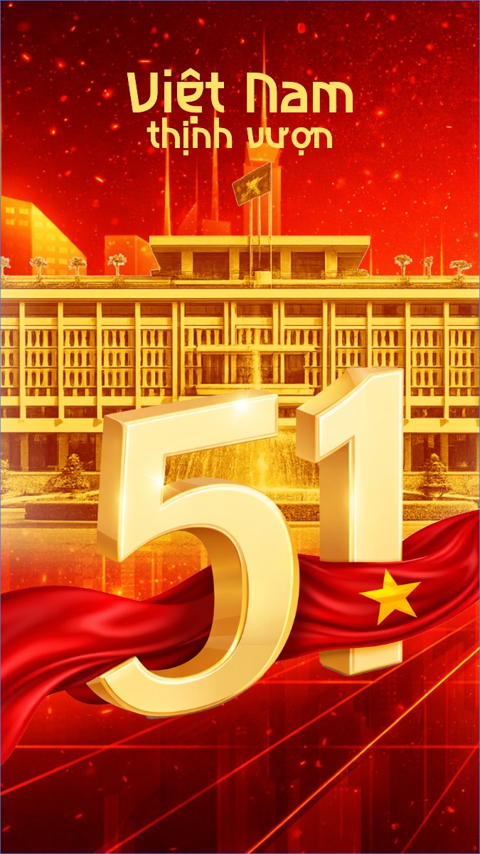 Mẫu Hình nền điện thoại Việt Nam thịnh vượng — LayerPic