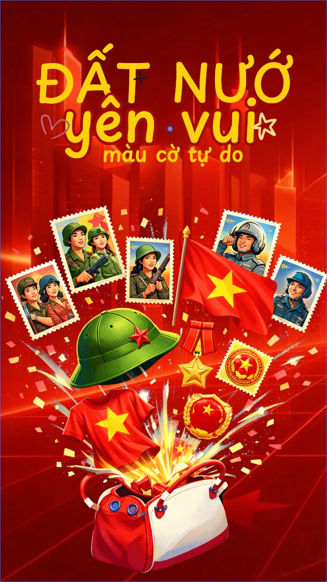 Mẫu Hình nền điện thoại Mừng lễ 30/4 Giải Phóng Miền Nam — LayerPic